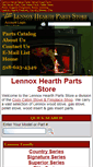 Mobile Screenshot of lennoxhearthparts.com